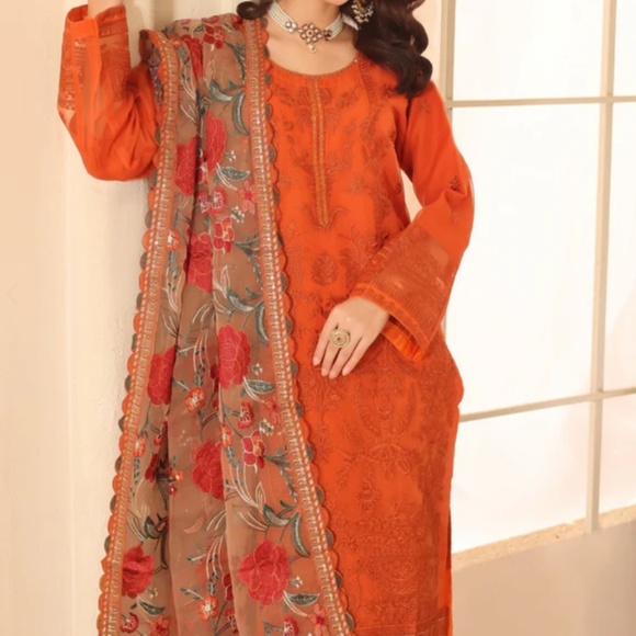 Dresses & Skirts - Designer Formal Pret Shalwar Kameez 3pc | Eid | Party | Occassion | Embroidered